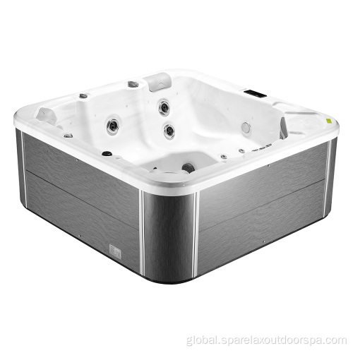 Freestanding acrylic outdoor swimming pool hot tub